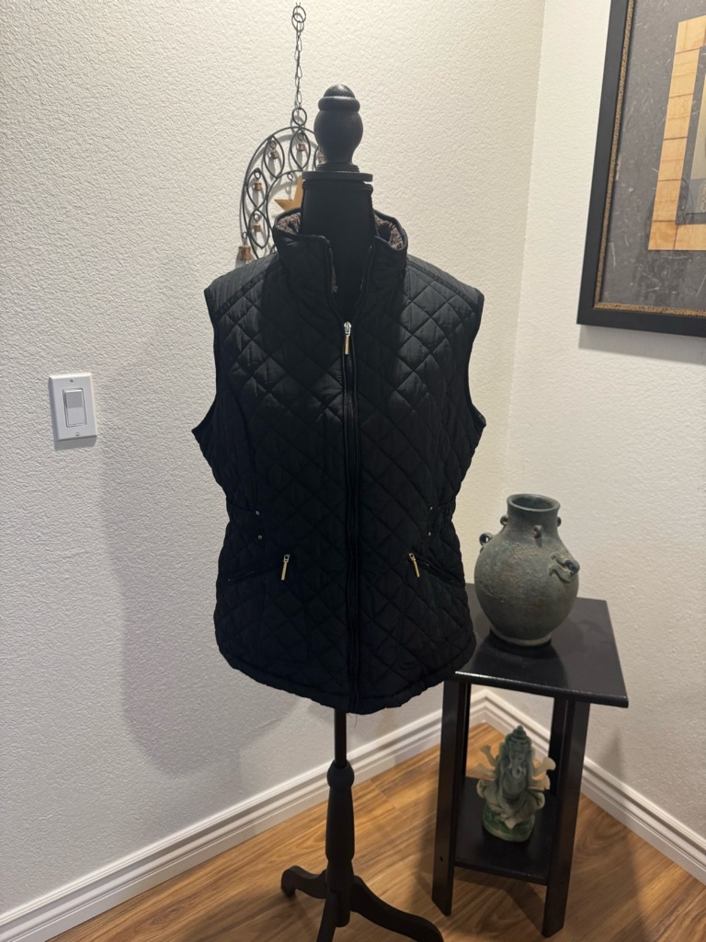 Weatherproof Black Quilted Vest